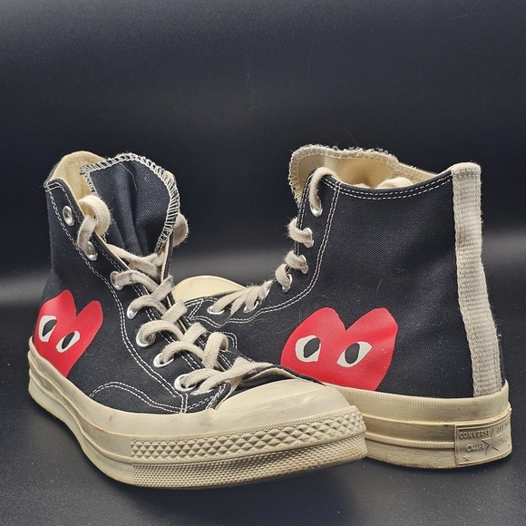 Comme des Garcons x Converse All Star Chuck Taylor '70 High-Top Sneakers